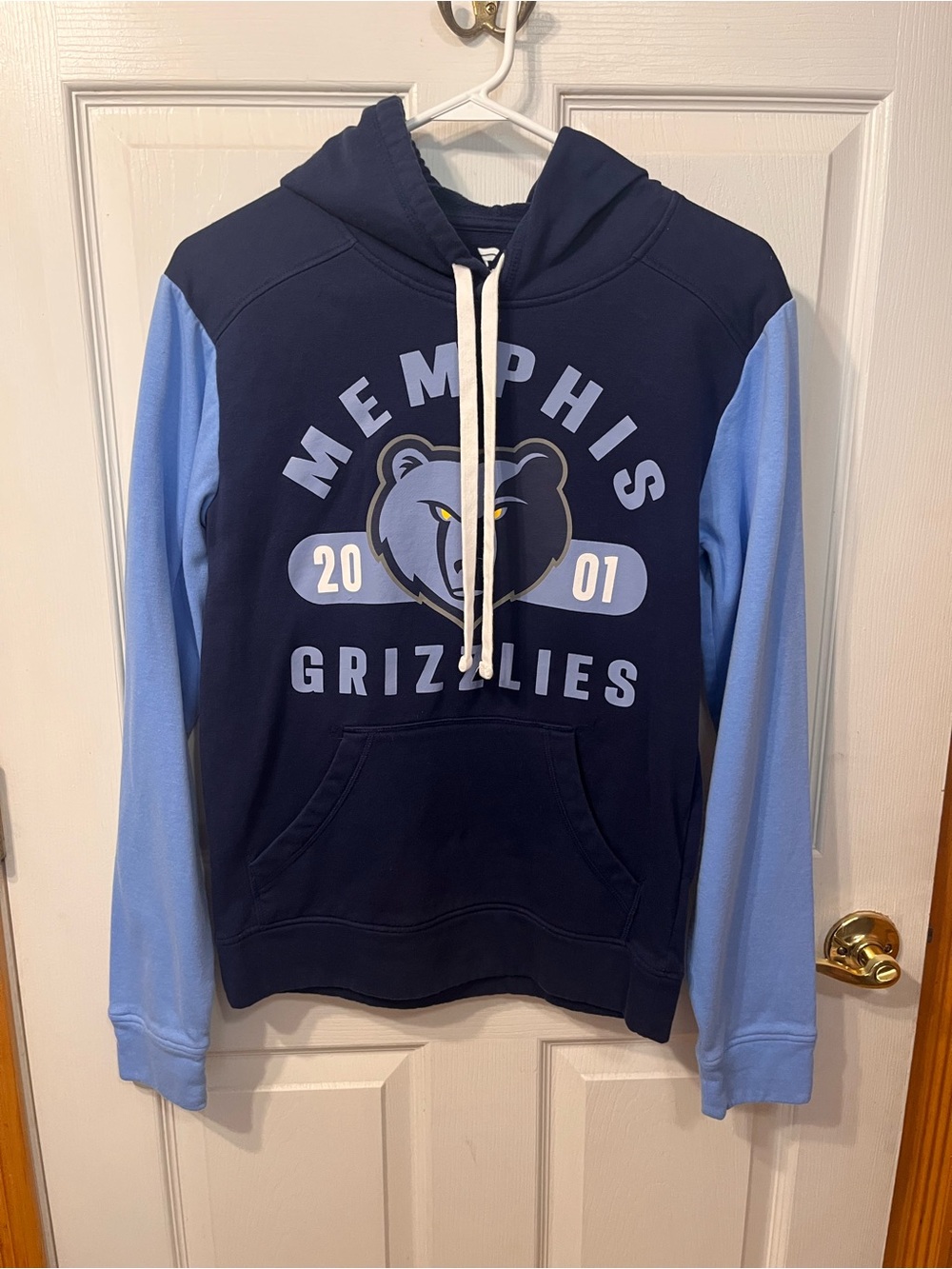 Fanatics Memphis Grizzlies Navy and Light Blue Crewneck Sweatshirt
